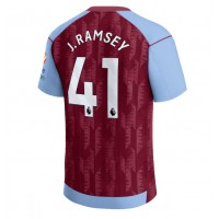 Fotbalové Dres Aston Villa Jacob Ramsey #41 Domácí 2023-24 Krátký Rukáv